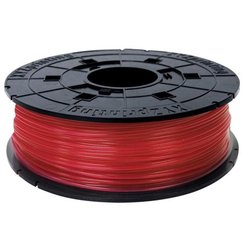 3D yazıcı XYZ baskı için sarf malzemesi - PLA (NFC) filament, 1,75 mm, Şeffaf KIRMIZI