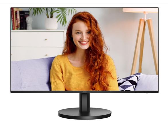 Монитор AOC 24B3QA2, 23.8" IPS WLED, 1920x1080@120Hz, 4ms GtG, 1ms MPRT, 300cd m/2, 1300:1, 20M:1 DCR, Adaptive Sync, FlickerFree, Anti Blue Light, 2Wx2, Tilt, D-SUB, HDMI, DP