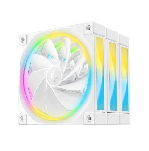DeepCool Fan Pack 3-in-1 3x120mm - FL12R White, Reverse, Addressable RGB