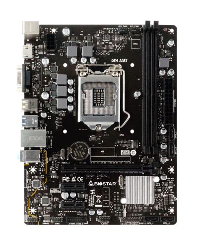Anakart BIOSTAR H310MHP, Intel H310, çorap. 1151