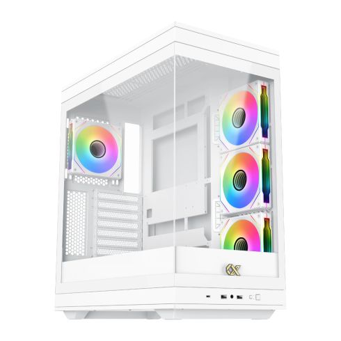 Xigmatek кутия Case EATX - Meta Arctic - 4 x 120 mm ARGB fans