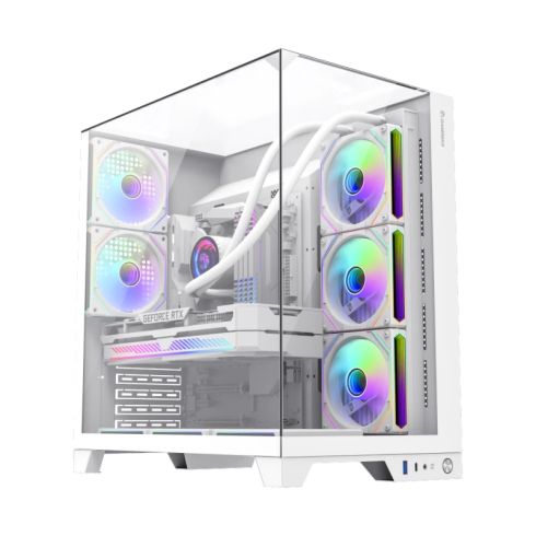 Gamemax Case ATX - Infinity Plus White