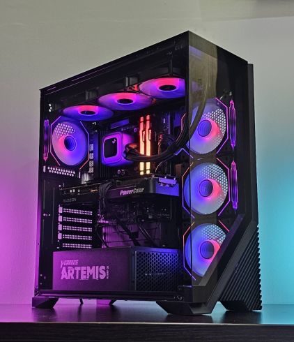 RX 9070XT 16GB/ Ryzen 7-7800X3D/ RAM 32GB/ SSD 1TB/ B850 Wi-Fi/ 1000W/ Su Soğutma/ Oyun Bilgisayarı Dark Reaper DR006