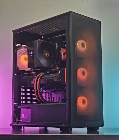RX 9070XT 16GB/ Ryzen 7-7800X3D/ RAM 32GB /SSD 1TB/ +Windows 11 Pro/ Геймърски компютър Dark Reaper FullDark91