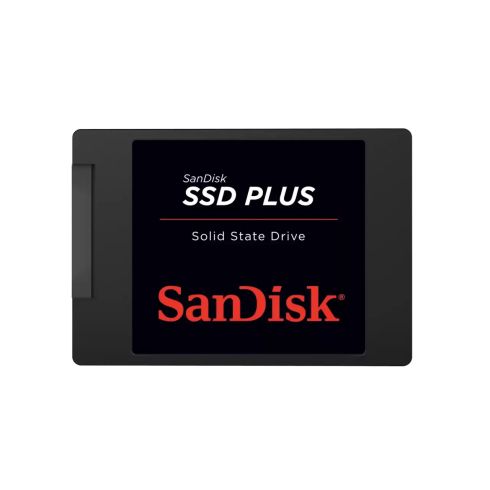 SanDisk  SSD Plus 545GB, up to 505MB/s read speed, up to 440MB/s write speed, SATA Revision 3.0 (6 Gb/s), shock and vibration resistant
