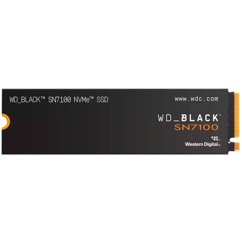 SSD WD Black SN7100 2TB M.2 2280 PCIe Gen4 x4 NVMe, Read/Write: 7250/6900 MBps, IOPS 1000K/1400K, TBW: 1200