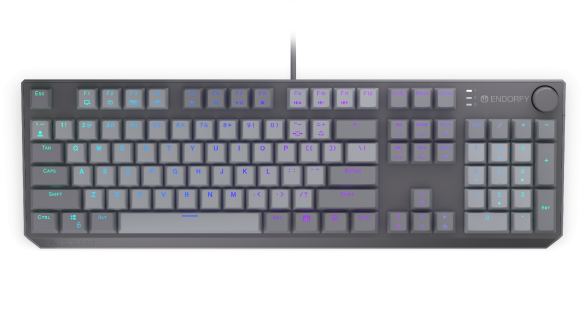 Endorfy mechanical keyboard Thock V2 Full Size, PBT, Endorfy Red switch, US Layou