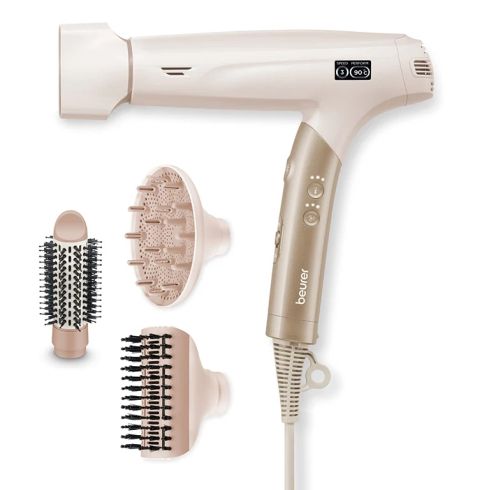 Сешоар Beurer HC 150 FusionDry Pro Hair dryer + Beurer BS 47 Illuminated cosmetics mirror with practical magnetic holder