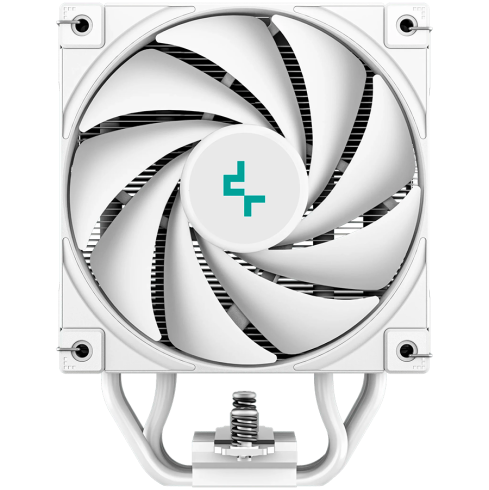 DeepCool AK500S Digital WH, CPU Air Cooler, 1x120mm FK120 PWM FDB Fan, ARGB, Digital Display, White, TDP 240W, 5 Heatpipes, Fluid Dynamic Bearing, LGA1700/1200/1151/1150/1155, AMD AM5/AM4,125×96×160 mm(L×W×H), 3Y, R-AK500S-WHADMN-G