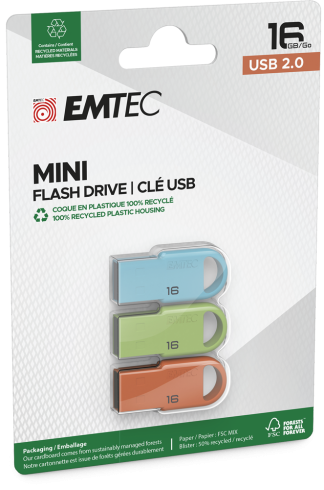 3PCS X 16GB EMTEC D250