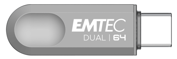 64G EMTEC D280 TYPE-C + TYPE-A
