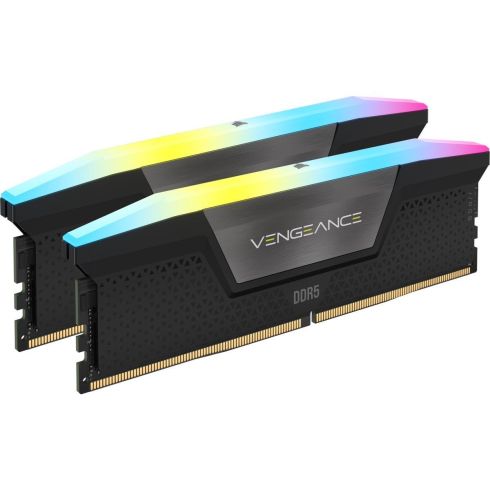 Памет Corsair Vengeance RGB DDR5 32GB (2x16GB) DDR5 6400 MHz CL36, AMD EXPO & Intel XMP