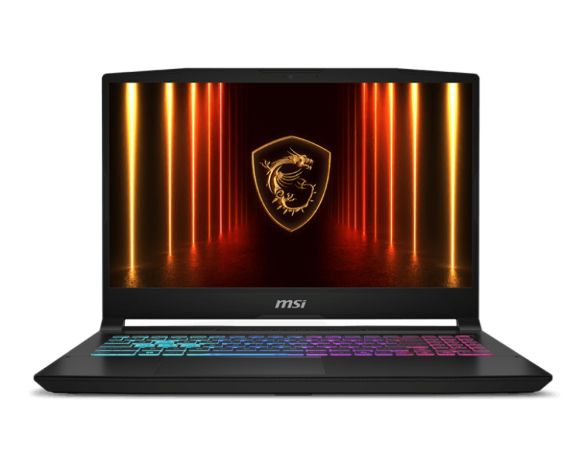 Лаптоп MSI Katana 15 HX B14WGK, i7-14650HX (16C/24T 8P+8E up to 5.2 GHz), NVIDIA GeForce RTX 5070 8GB GDDR7 798 AI TOPS, 15.6" QHD (2560x1440) 165Hz, IPS-Level, 16GB DDR5 2x8 5600MHz, 1TB SSD Gen4x4, Intel WiFi 6E, BT5.3, 4 Zone RGB Kbd, NO OS, 2.4kg