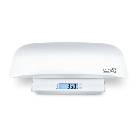 Везна Beurer PP 170 Polly Multifunctional pet scale;Detailed graduation (10 g to 5 kg, 50 g to 50 kg, 100 g to 180 kg);Easy-to-read LCD display