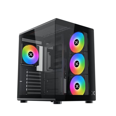 Xigmatek кутия Case ATX - Aqua Compact Air - 4 ARGB Fans