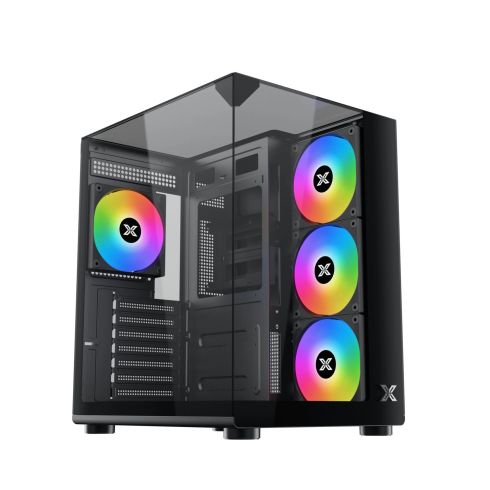 Xigmatek кутия Case ATX - Aqua Compact - 4 ARGB Fans