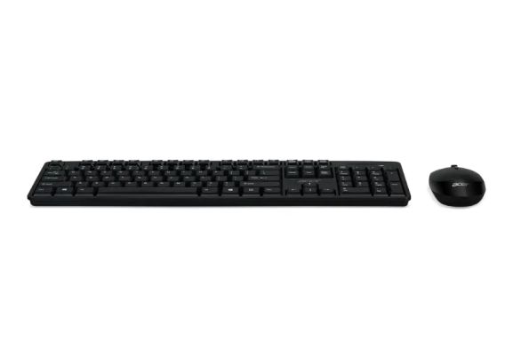 Комплект Acer Combo set AAK410 Keyboard & Mouse , Wireless, USB, Standard, Black, No Cyrillic