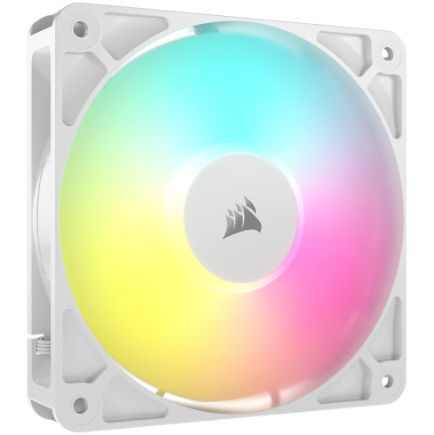 CORSAIR RS120 ARGB White, 120mm ARGB Fan, Single Pack