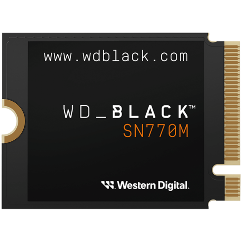 SSD WD Black SN770M 1TB M.2 2230 PCIe Gen4 x4 NVMe, Read/Write: 5150/4900 MBps, IOPS 740K/800K, TBW: 600
