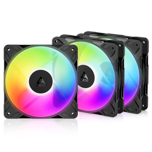 Комплект вентилатори 3-pack ARCTIC P12 Reverse Pro A-RGB 120mm PWM