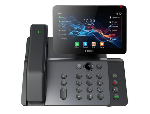 Fanvil телефон IP Phone - V66 Pro Black, VoIP Prime Business Phone