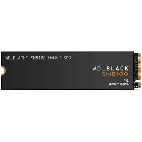 SSD POWERED BY SANDISK WD Black SN8100 1TB M.2 2280 PCIe Gen5 x4 NVMe, Read/Write: 14900/11000 MBps, IOPS 1600K/2400K, TBW: 600