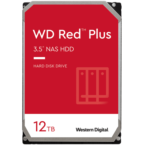 WD Red Plus 12TB SATA 6Gb/s 3.5inch HDD