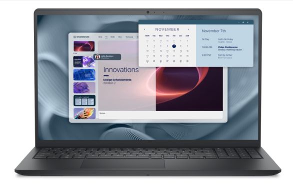 Лаптоп Dell Pro 15 Essential PV15250, Intel Core i5-1334U (10 cores, up to 4.60 GHz), 15.6" FHD (1920x1080) 120Hz WVA AG, 8GB, 512GB, Intel UHD Graphics, HD RGB cam, Wi-Fi 6, FPR, Bulgarian, Win 11 pro, Carbon + Verbatim MCP-5BE Power Pack 5000 mAh