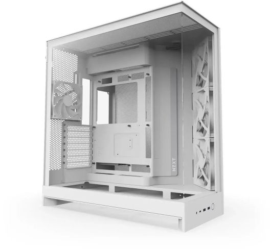 Case NZXT H9 Flow Dual-Chamber - White