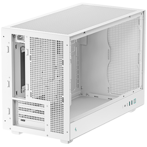 DeepCool CH260 WH, Mini Tower, Mini-ITX, 2xUSB3.0, 1xType-C Gen 2, 1xAudio, Mesh Panel, White, 2Y, R-CH260-WHNGM0-G-1