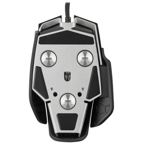 CORSAIR M65 RGB ULTRA, Backlit RGB LED, Optical, Silver ALU, Black