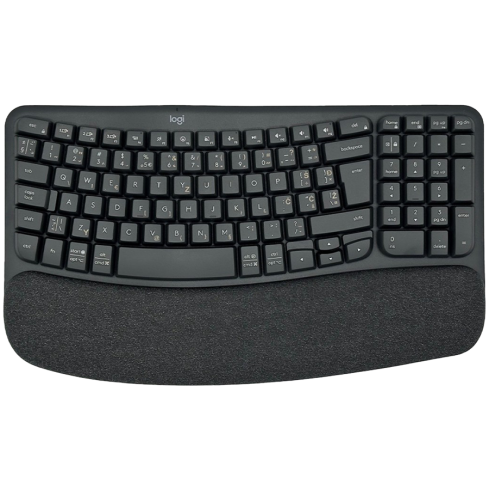 LOGITECH Wave Bluetooth ergonomic keyboard - GRAPHITE - US INT'L