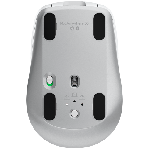 LOGITECH MX Anywhere 3S - PALE GREY - 2.4GHZ/BT