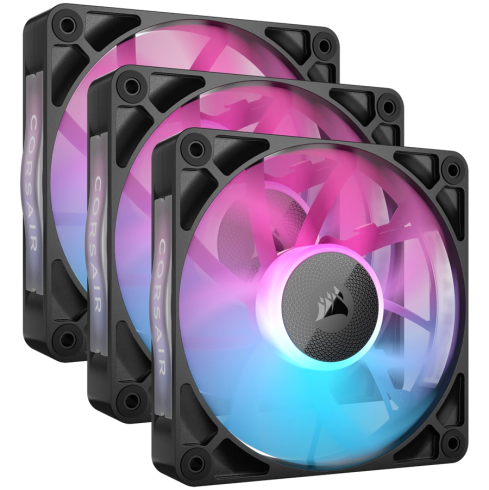 CORSAIR RX RGB Series, iCUE LINK RX120 RGB, 120mm RGB Fan, Triple Fan Kit
