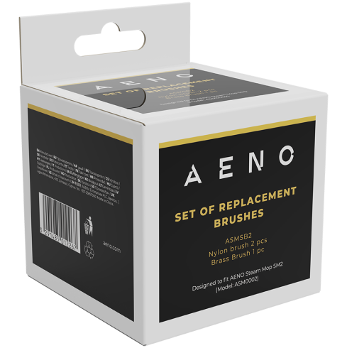 AENO Plastic scraper brush+Metal scraper brush for steam mop SM2