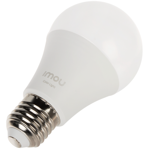 Smart multicolor LED bulb, E27, 9W, Correlated Color Temperature 2700-6500K, 16 million colors, 2.4G Wi-Fi /BLE.