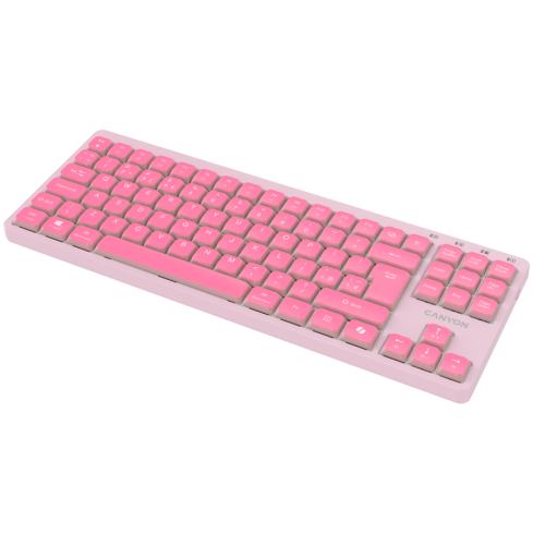 CANYON Keyboard OnType 10 Low Profile EN Wired Pink