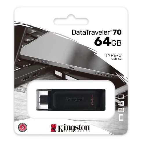 Преносима памет KINGSTON 64GB DT70 Type-C 3.2
