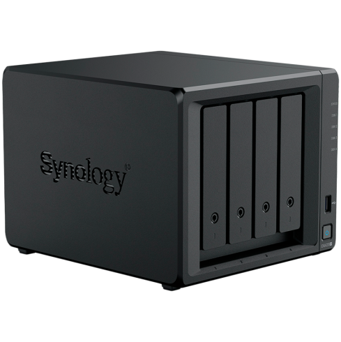 Synology DiskStation DS425+ Tower, 4-Bays 3.5'' SATA HDD/SSD, 2 x M.2 2280 NVMe SSD slot, CPU Intel Celeron J4125  4-core 2.0 GHz, 2 GB DDR4 non-ECC SODIMM, 1x RJ-45 2.5 GbE LAN, 1x RJ-45 1GbE LAN Port; 2x USB 3.2;  2.18 kg; 3yr warranty