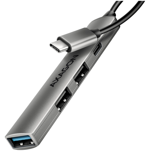 HUE-STC ALU STRIP USB-C 4 port hub