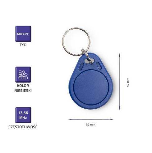 Ключодържател таг Mifare 13.56MHz TKS50 OEM