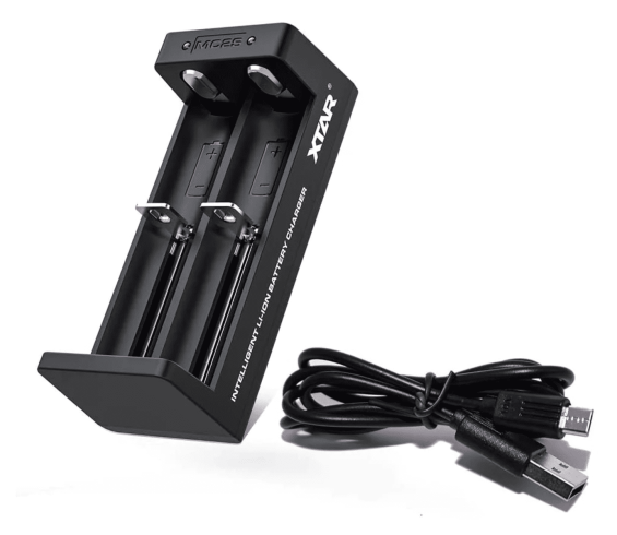 Зарядно у-во XTAR MC2S NEW, USB Type-C , Universal Charger, LiIon & NIMH, 18650, CR123, AA, AAA  с 2 гнезда