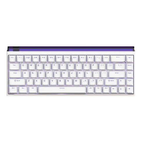 Madlions професионална геймърска механична клавиатура Professional Gaming Mechanical Keyboard NANO 68 WH - 8K, Magnetic Amber Pro Switches, (English US)