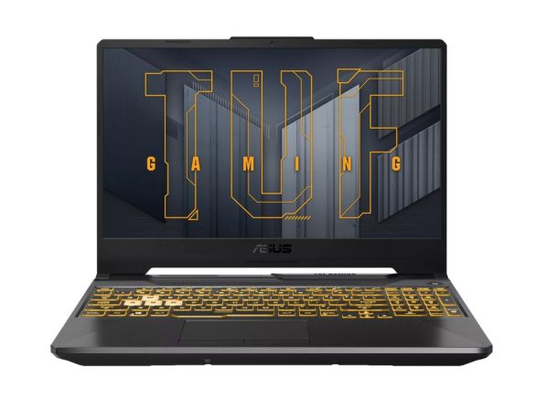 Лаптоп Asus TUF FA506NCG-HN207,AMD Ryzen 7 ( R7 6C H) 15.6" FHD (1920x1080)144 Hz,16GB DDR5 4800(2*8), 1 TB M.2 SSD,RTX 3050 4GB GDDR6,Wi-Fi 6(802.11ax),Backlit Chiclet Keyboard 1-Zone RGB, no OS, Graphite Black