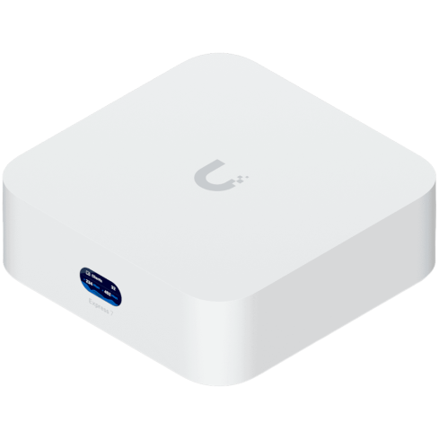 Ubiquiti UniFi Express 7 UX7 Mesh-scalable, super-compact 10G Cloud Gateway with integrated WiFi 7, 10 GbE RJ45 WAN port, 2.5 GbE RJ45 LAN port to extend network, up to 30+ UniFi devices and 300+ clients