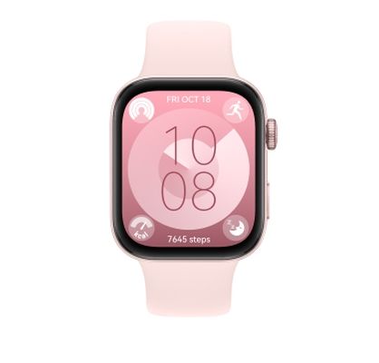 Часовник Huawei Watch Fit 3 Nebula Pink, Solo-B09S, 1.82" AMOLED, 480x408, SPO2, BT5.0, 5ATM, 400mAh