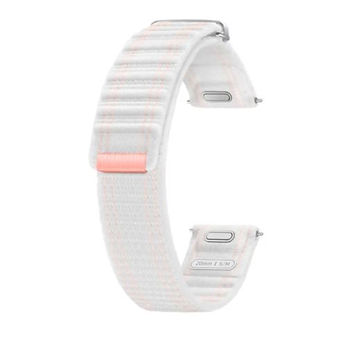Каишка за часовник Samsung Galaxy Watch7 Fabric Band (S/M) Pink White