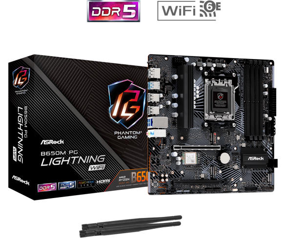 ASROCK B650M PG LIGHTING WIFI