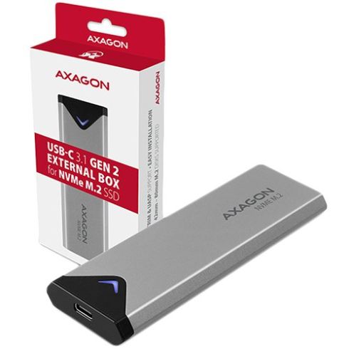 AXAGON EEM2-UG2 USB-C 3.1 Gen 2 - M.2 NVMe SSD 42-80mm box