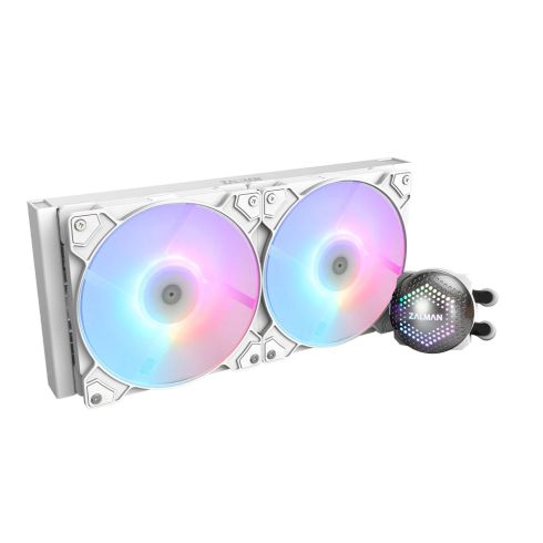 Zalman водно охлаждане Water Cooling ALPHA 28 WHITE - Addressable RGB - LGA1700/AM5